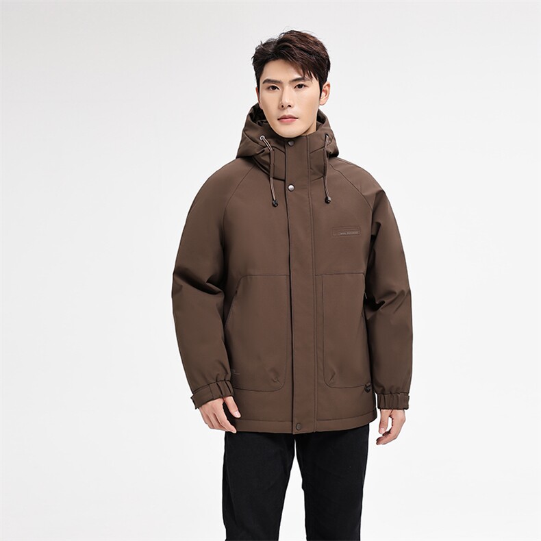 冬季新款羽绒服印花男士外套潮流加厚保暖简约A266-YR2506-P245图片
