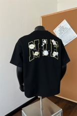 XZ514-2-TT10-P43潮山茶花刺绣正肩T恤夏美式重磅短袖情侣半袖，男装T恤，星座514-2(原B239)