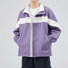 新款现货户外双面穿立领夹克男冲锋衣外套JK901-P75，男装夹克，星座1204-3