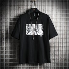 【】A003-HT1088-P30夏装新款卡通印花时尚T恤网格挂拍，男装T恤，电商A003