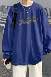 抖音供货、秋季现货舒适棉宽松重磅长袖T恤 D223A-CT2326-特P28图片