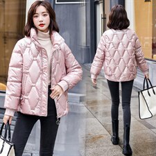 羽绒棉服女冬季2021新款时尚小个子加厚轻薄棉衣棉袄外套现货，女装棉衣/棉服，一安秀