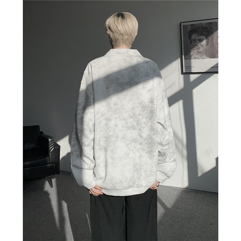WY10175特P42现货春季新款螺纹拼接高质量连帽大码卫衣上衣男,男装卫衣,电商A059