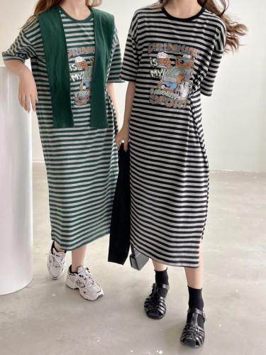 两件套长板Ｔ，女装，左维