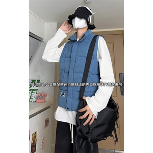 情侣男女同款潮流休闲宽松流行保暖加厚棉马甲B760-P55【特价】图片