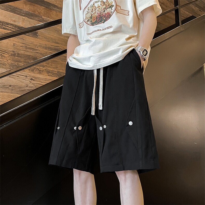 2024新款工装短裤休闲五分裤宽松直筒男街头沓现货K7900-P32，男装牛仔裤，星座512-3