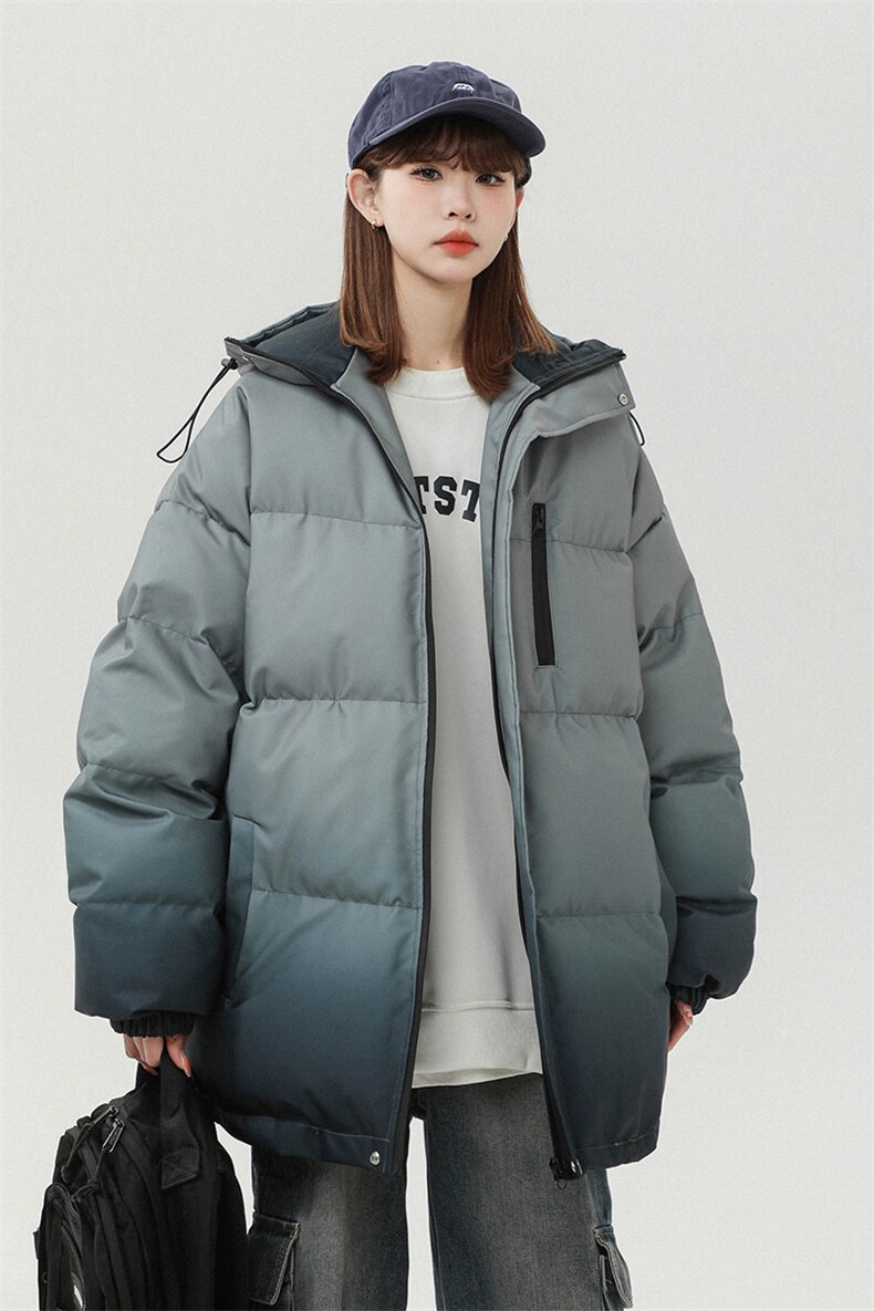 中性风白墙防水渐变色冲锋衣棉衣女聚酯纤维MY77095P120控168,男装夹克,星座227-7