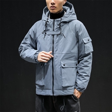 大货2019冬新款工装棉衣男日系大码连帽棉服6025-my916-p115控159，男装棉衣，星座311A