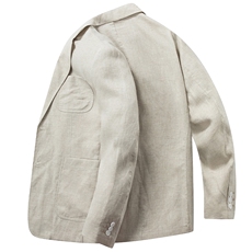 男式西服F86560精工纯亚麻休闲便西，男装西服，钱塘207-1