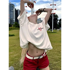 短袖t恤男夏季圆领纯棉半袖oversize美式简约潮牌体恤衫TX3115，男装T恤，星座516A