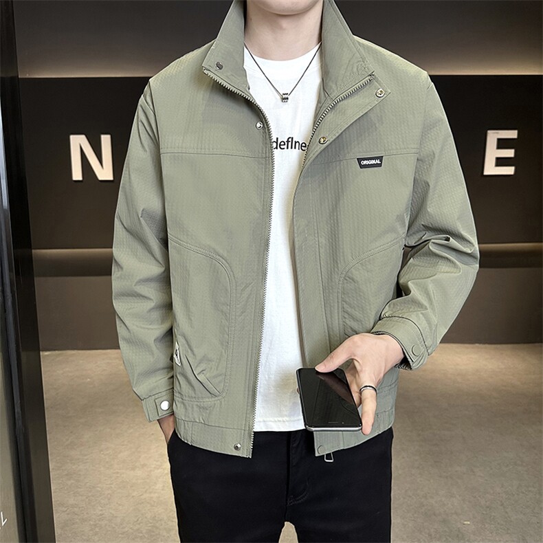 JK841-P752026年春季新款男装时尚夹克ins潮立领工装外套男,男装夹克,星座507A（原星座306B-2）