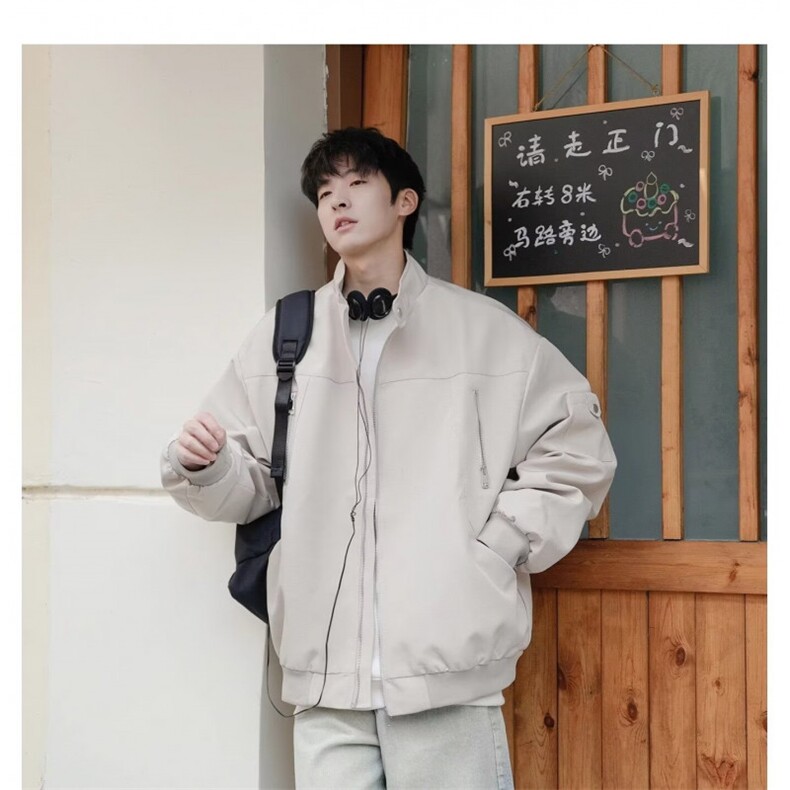 网络图现货  美式潮流痞帅潮牌男装棒球服工装夹克外套JY205-P70图片