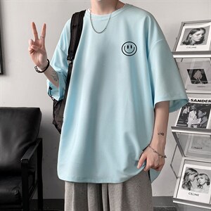 HT73224-P22 华夫格t恤男短袖男大码五分袖 大皂风图片