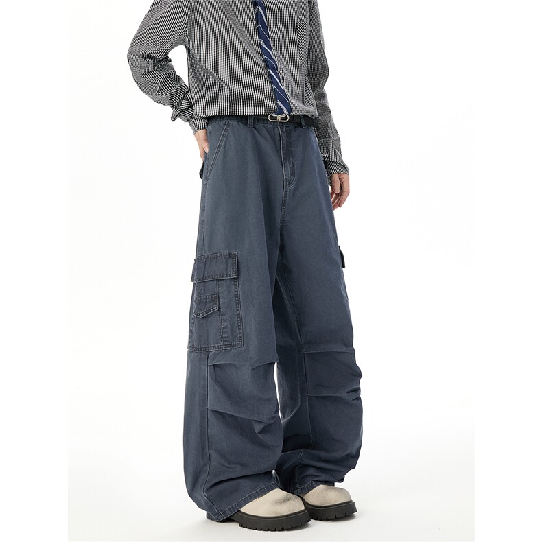 6143-秋冬现货高品褶位工装100棉休闲裤(P65X108)2,男装休闲裤,电商C315