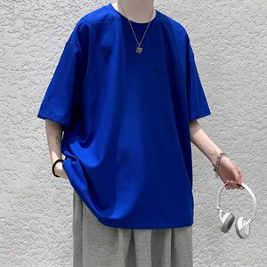 HT73238-P22 华夫格t恤男短袖男大码五分袖 大皂风图片