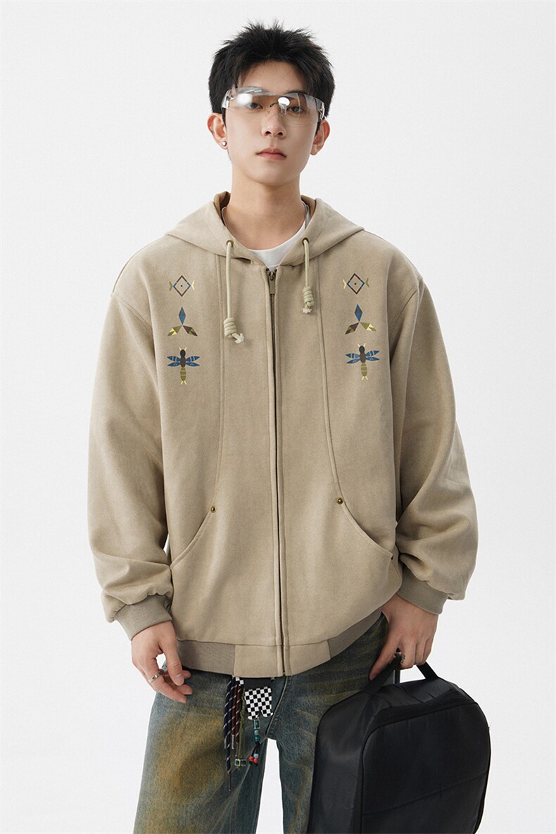 8XL-M特大码秋冬机能夹克外套冲锋衣百搭潮休闲宽松户外WY24P78,男装夹克,电商D206-1