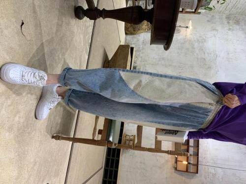 春季新品牛仔休闲裤，女装休闲裤，怪怪树