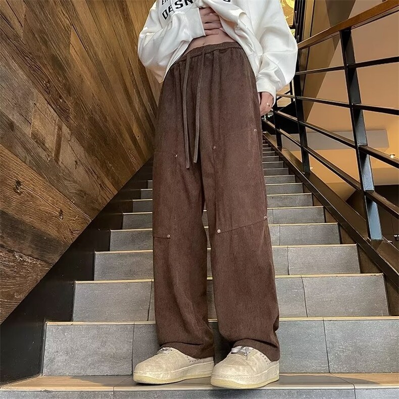 灯芯绒加绒男新款青少年时尚休闲裤B823P45,男装休闲裤,星座1116-2