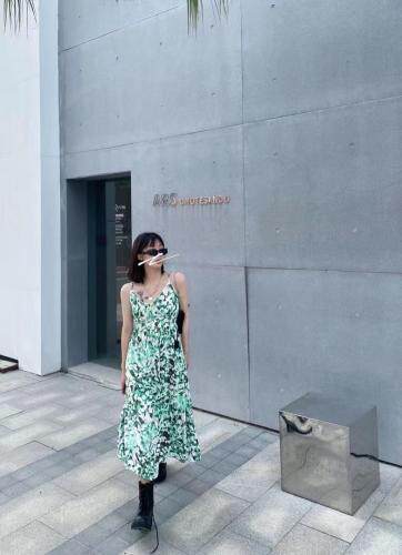 夏日高级感吊带裙，女装背心吊带，ZIA