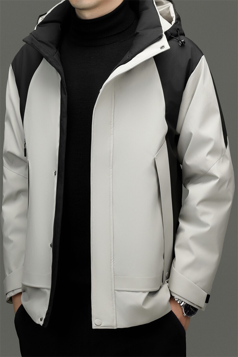 男装羽绒服YR5018新品主推新标95绒活帽三防面高标绒大厂高品质,男装羽绒服,钱塘207-1