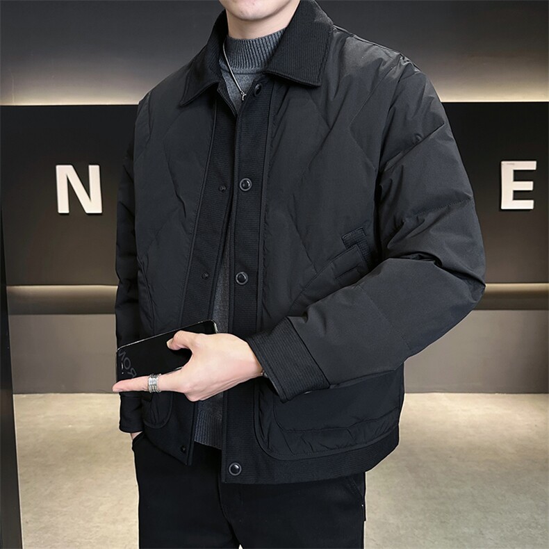 报告标90绒羽绒服男外套店主风轻薄上衣A329-YR1105-P230,男装羽绒服,电商A329