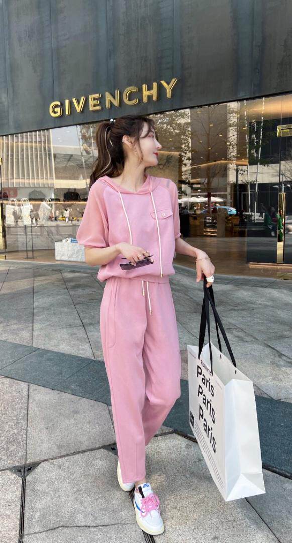 夏季休闲套装，女装运动套装，VolcanicFlame丽璨