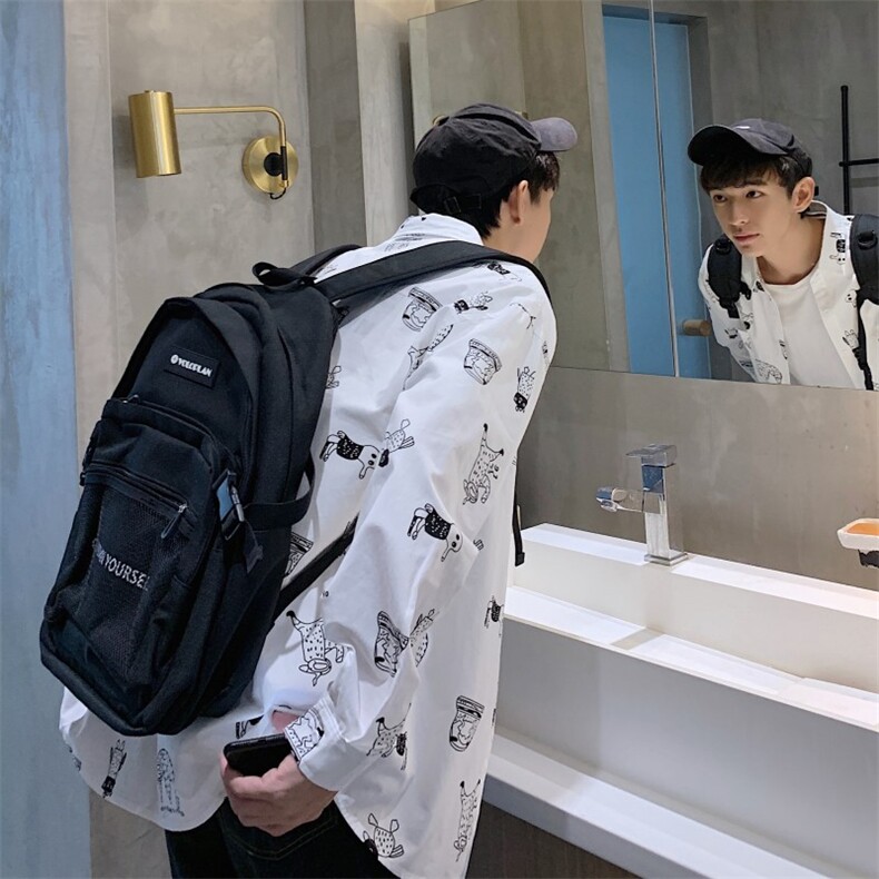 20港风花色长袖衬衫男女韩版潮流舒适情侣衬衣CS04/,男装衬衫,电商D202
