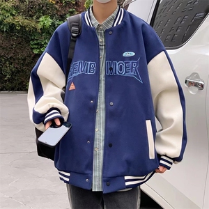 潮流夹克潮男春季棒球服J730P65图片