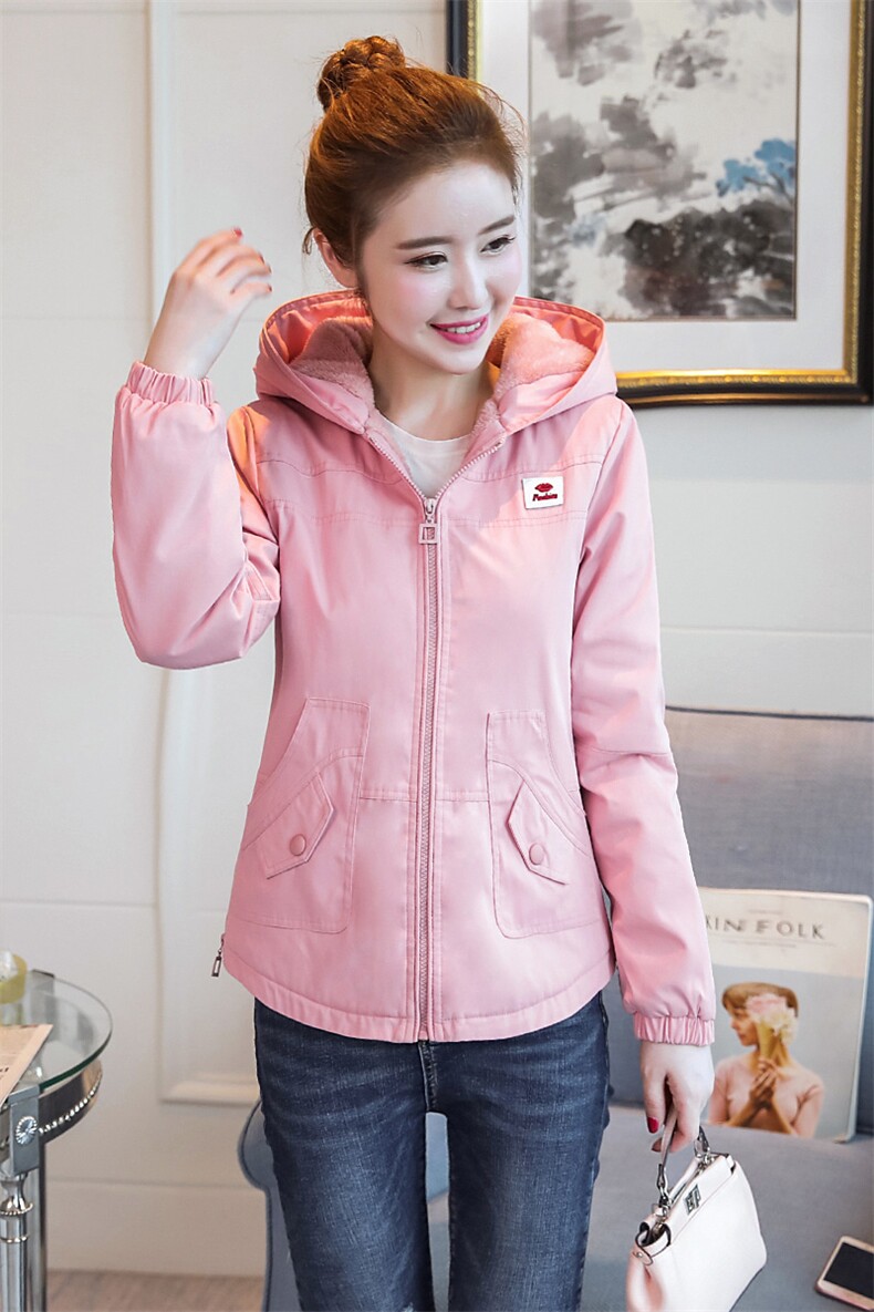 棉衣/棉服2020年冬季长袖中长款口袋时尚潮流韩版修身,女装棉衣/棉服,涵亦佰惠