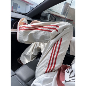 抖音品质潮流美式条纹设计速干百搭休闲裤B315-K25418-特p35控68图片