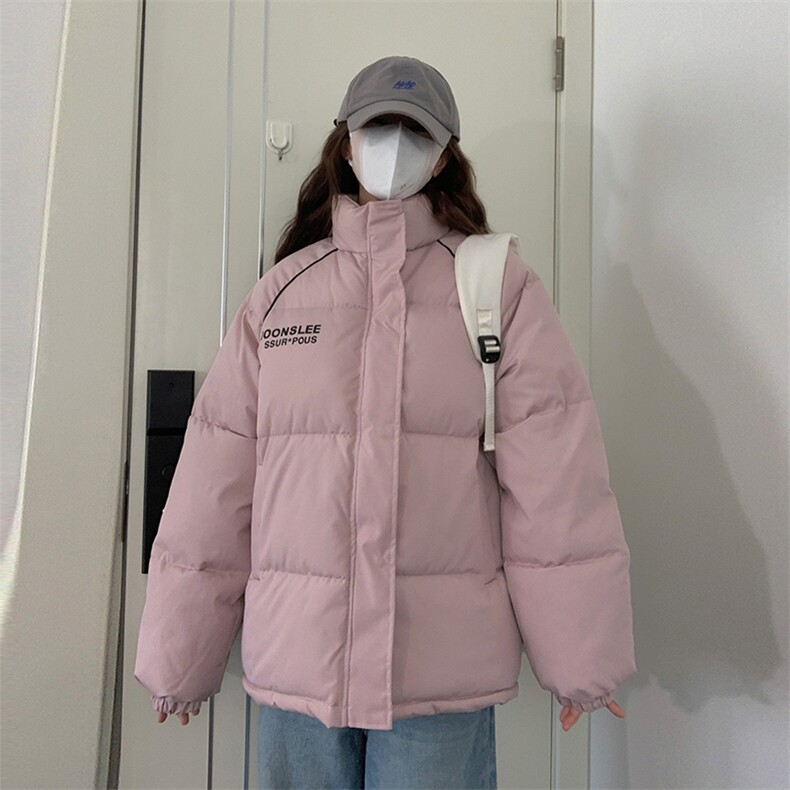 2023学院风学生立领棉服外套女潮牌女棉衣C567-85,男装棉衣,星座911-2(原星座613-2）