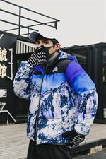 2020年冬季新款雪山潮流ins雪山保暖修身棉衣男DS-B293，男装棉衣，电商A306