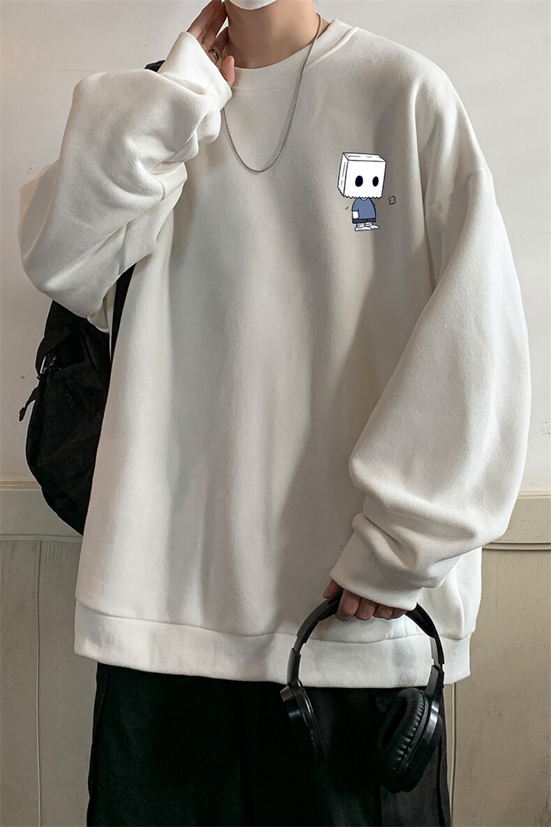 8XL圆领卫衣男超大码胖子肥佬大号长袖t恤S6400-P28,男装卫衣,电商A040