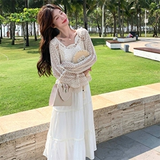 杏色 套装