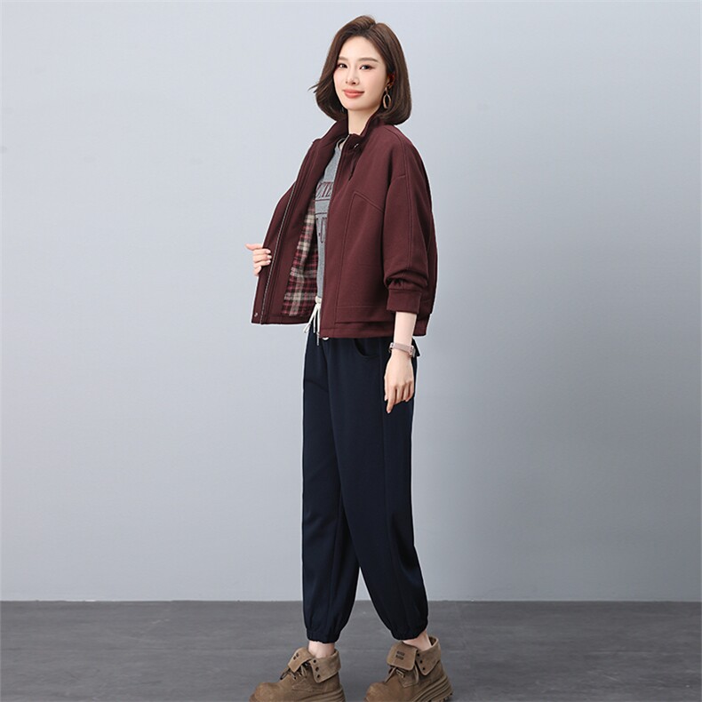 叶笙衣套装1196-115假两件加棉加厚套装,女装套装/套裙,叶笙衣