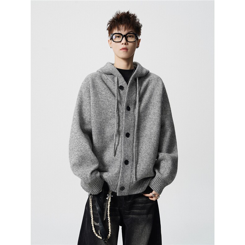 2现货原货版品质一件2斤连帽开衫毛衣HWH79-特P80控149,男装针织衫/毛衣,星座514A（原614）