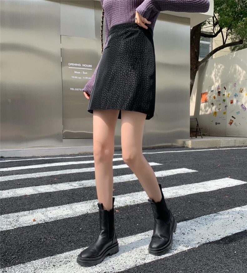 【现货】豹纹皮短裙，其它，NIY
