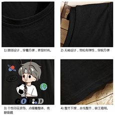 BX25207-P20港风运动汗背心男大码汗衫男无袖T恤男砖墙，男装T恤，电商A040A