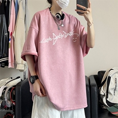 T2355特P25控39夏季高品质麂皮绒印花T恤，男装T恤，电商B205
