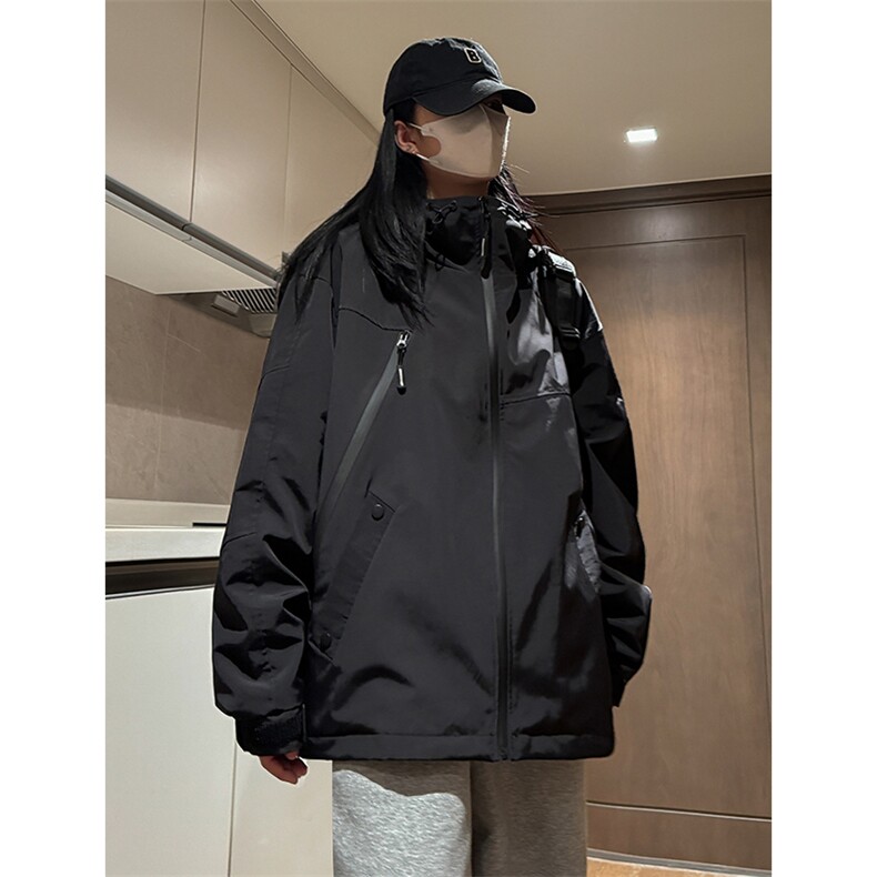 【直播】防水冲锋衣2024春季中性风外套夹克女C2334-TP85控价118,男装夹克,电商A102-1
