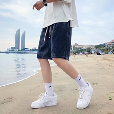 新款潮流韩风休闲五分裤ins宽松港风灯芯绒短裤潮牌DO7-P28，男装休闲裤，星座1109-3