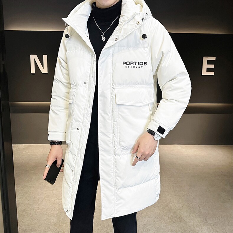 长款男冬季2025新款加厚连帽休闲外套A313-9908-P260,女装短外套,电商A313