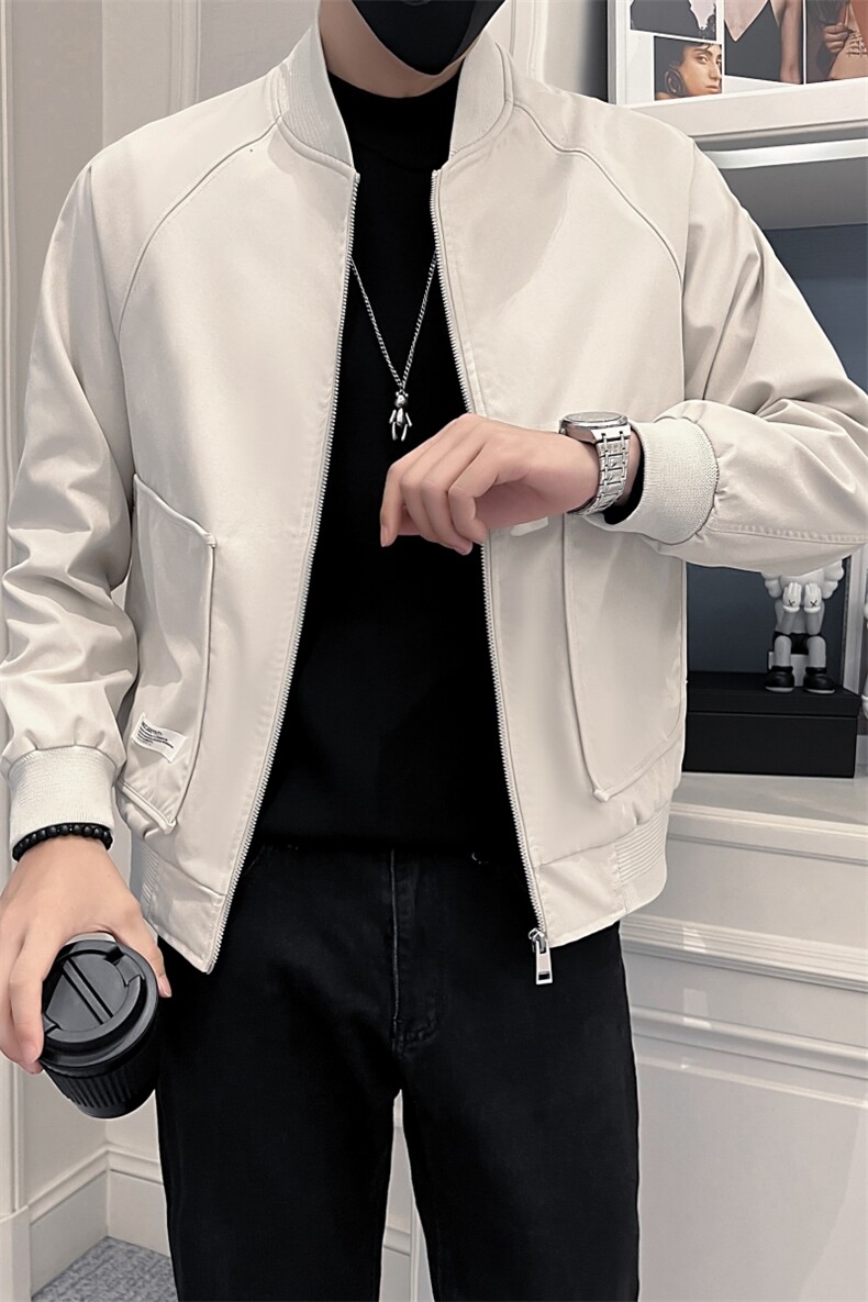 现货2025秋季社会小伙棒球服男飞行员夹克外套JK21P95控128,男装夹克,电商B276A