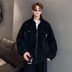 美式风皮衣外套男春季2026新款潮牌痞帅上衣JK121-P98，男装夹克，电商C307