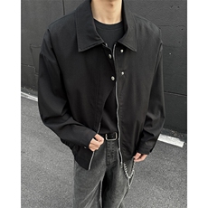 【25春现货】JK1023-P53特控88大码设计感夹克短款外套，男装夹克，电商D232