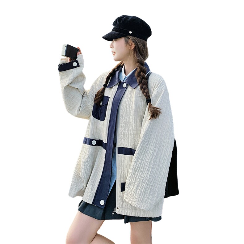 已做货24秋【新品】韩版休闲泡泡面料外套816-P155-K208,女装短外套,2C305