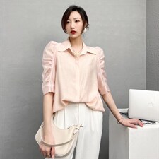 2022年新款面料柔软亲肤舒适感十足，显瘦百搭衬衣，其它，序儿