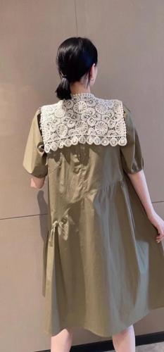 ZCL610欧洲站2021夏季新款韩版时尚配蕾丝披肩气质淑女,女装,L·H·X