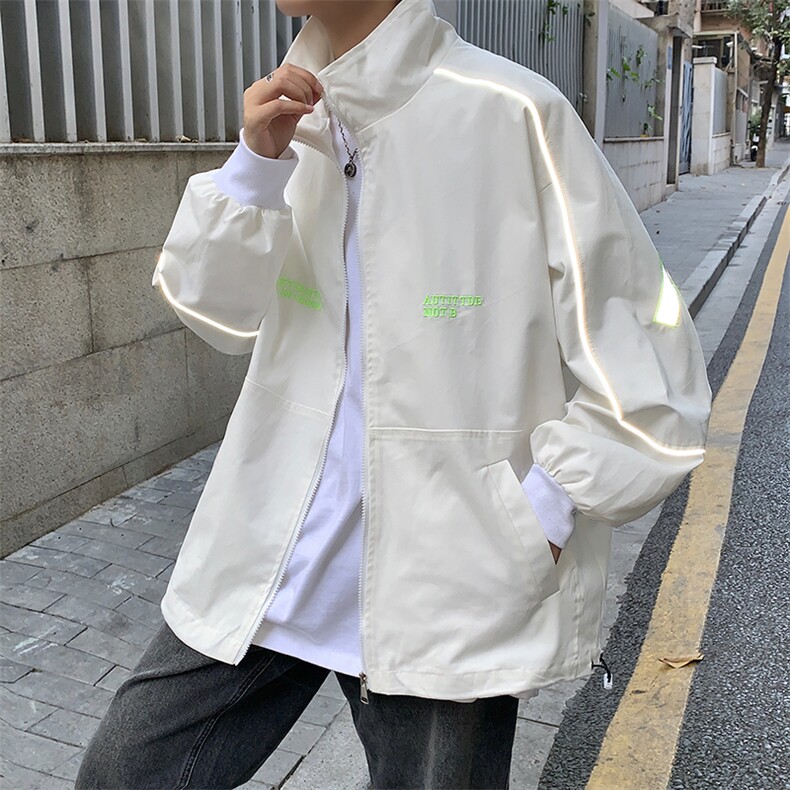 XZ213-19JK36-P108控128港风大码ins潮牌反光印花立领棒球服夹克,男装夹克,星座213