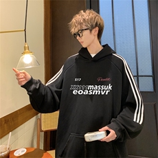 条纹连帽卫衣SWY2490-P55控8850棉，男装卫衣，电商B370